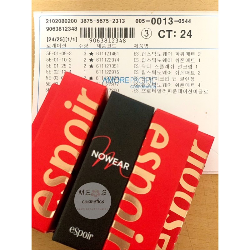 SON ESPOIR MODEST CAM ĐẤT (có bill hãng)