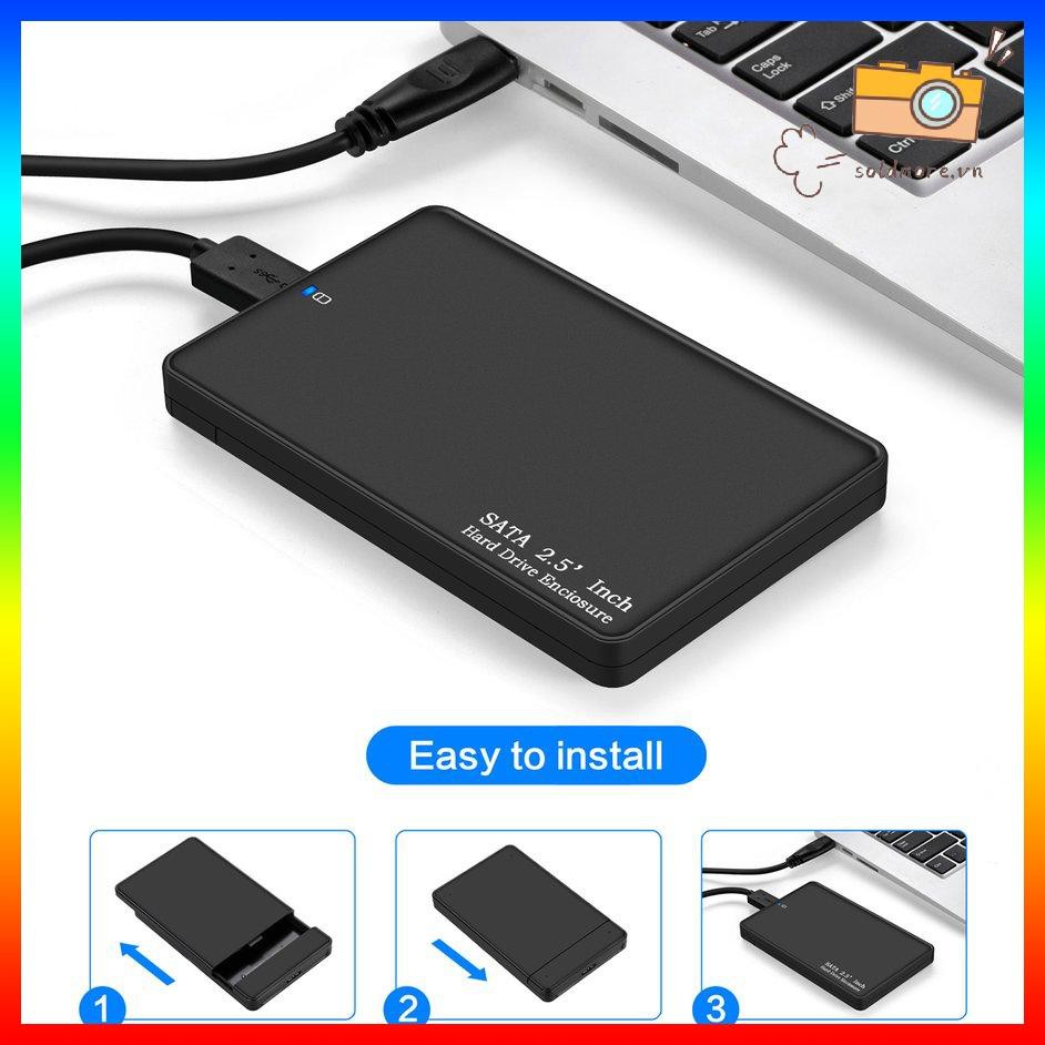 Hộp Đựng Ổ Cứng 2tb Hdd Sata Usb 3.0 2.5 Inch