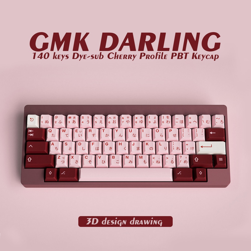 Bộ Phím Bấm Thay Thế 130 Món Cho Cherry MX Switch mechanical Pbt keycaps 130