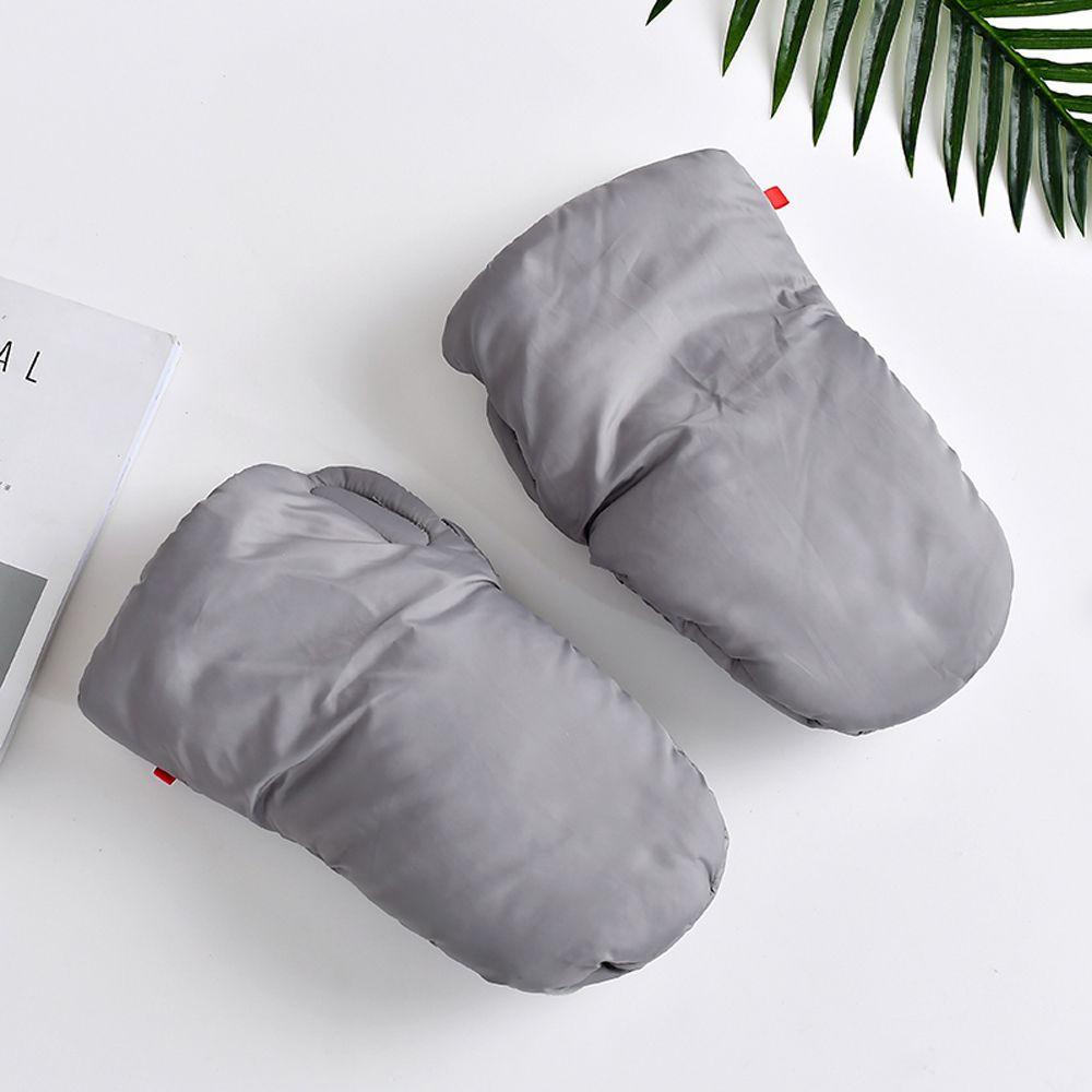 Đệm Lông Cừu Lụa Dày Dặn Giữ Ấm Tay Gắn Xe Đẩy Em Bé Mùa Đông