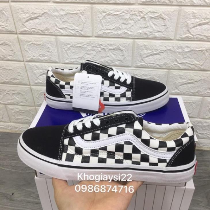 Giày 𝐕𝐀𝐍𝐒 vải old caro chất đẹp 36->43 🛎