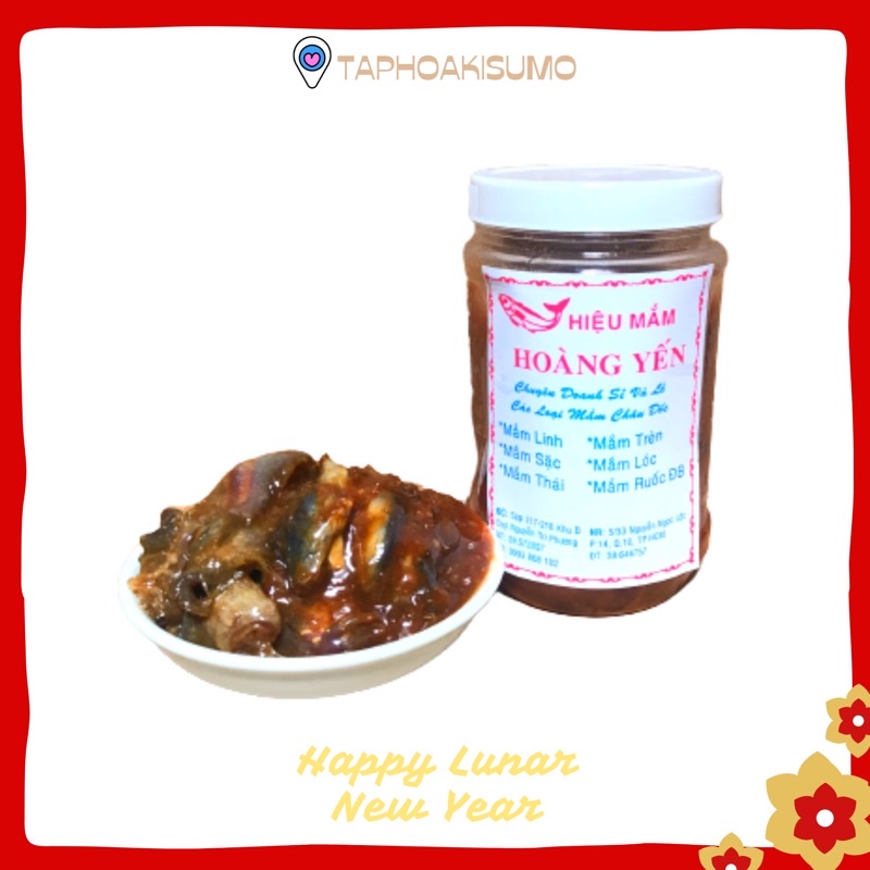 Mắm cá linh cá sặc ngon hiệu mắm Hoàng Yến 500 gram