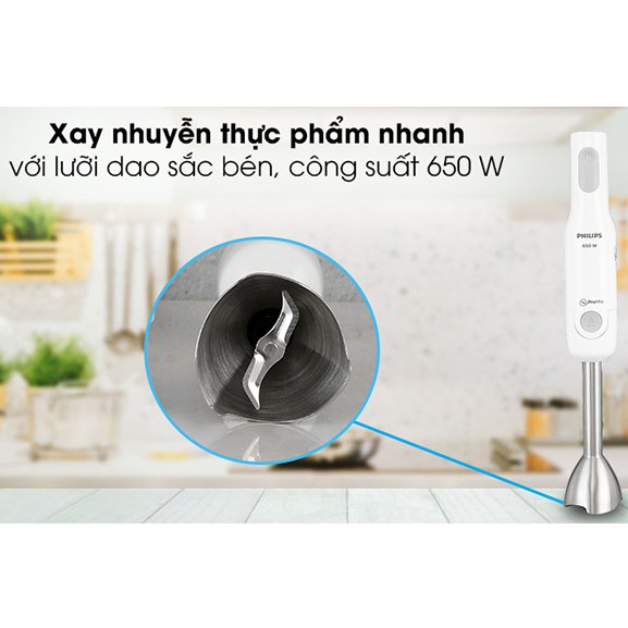 [Mã ELMS4 giảm 7% đơn 500K] Máy xay sinh tố cầm tay Philips HR2534 - Hàng chính hãng