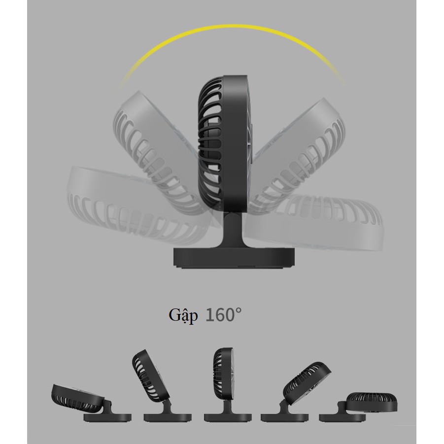 Quạt đơn, quạt đôi cho ô tô dùng nguồn điện USB