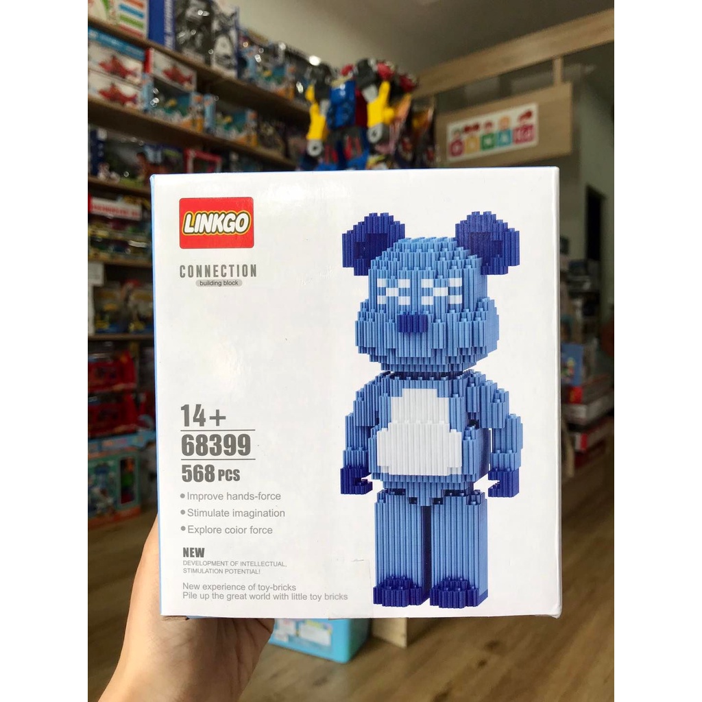 ĐỒ CHƠI LẮP GHÉP LEGO 3D MÔ HÌNH BEARBICK 19CM 🔥🔥🔥