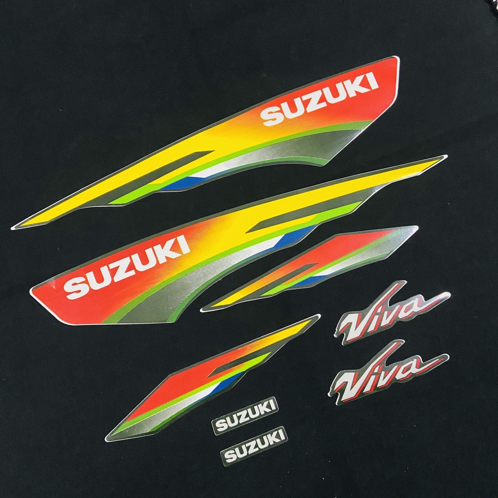 TEM DÁN XE SUZUKI VIVA 3 LỚP CAO CẤP NHƯ ZIN CỰC CHẤT TRỌN BỘ