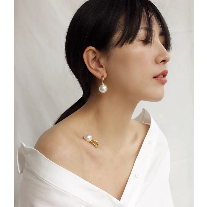 Hoa tai đính hạt cổ điển cao cấp - Maben