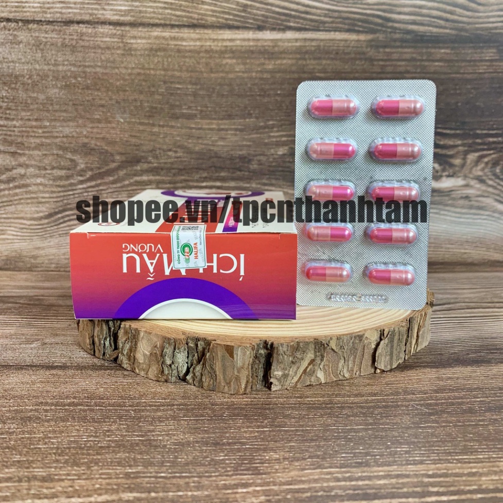 Viên uống điều hoà kinh nguyệt ÍCH MẪU VƯƠNG giảm đau bụng kinh, kinh nguyệt không đều - Hộp 30 viên