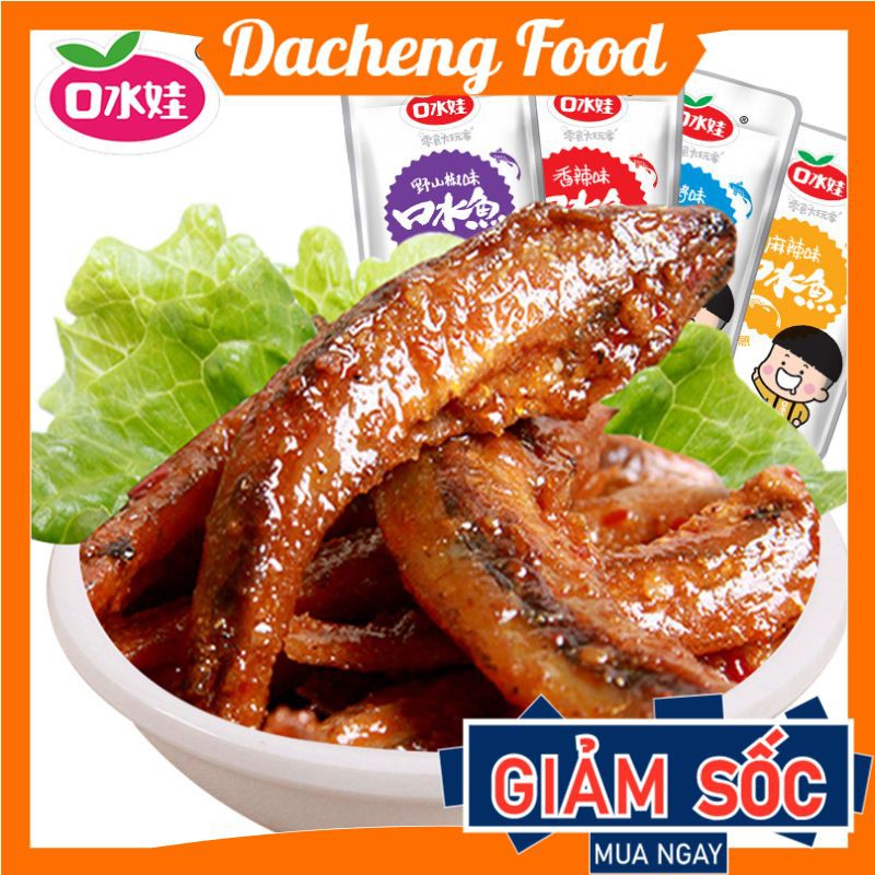 Cá cay Hồ Nam ăn liền 1 gói 12g đồ ăn vặt Sài Gòn vừa ngon vừa rẻ | Dacheng Food | BigBuy360 - bigbuy360.vn