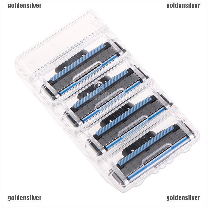 Set 4 Lưỡi Dao Cạo 3 Lớp Chuyên Dụng Cho Máy Cạo Râu Gillette Fusion