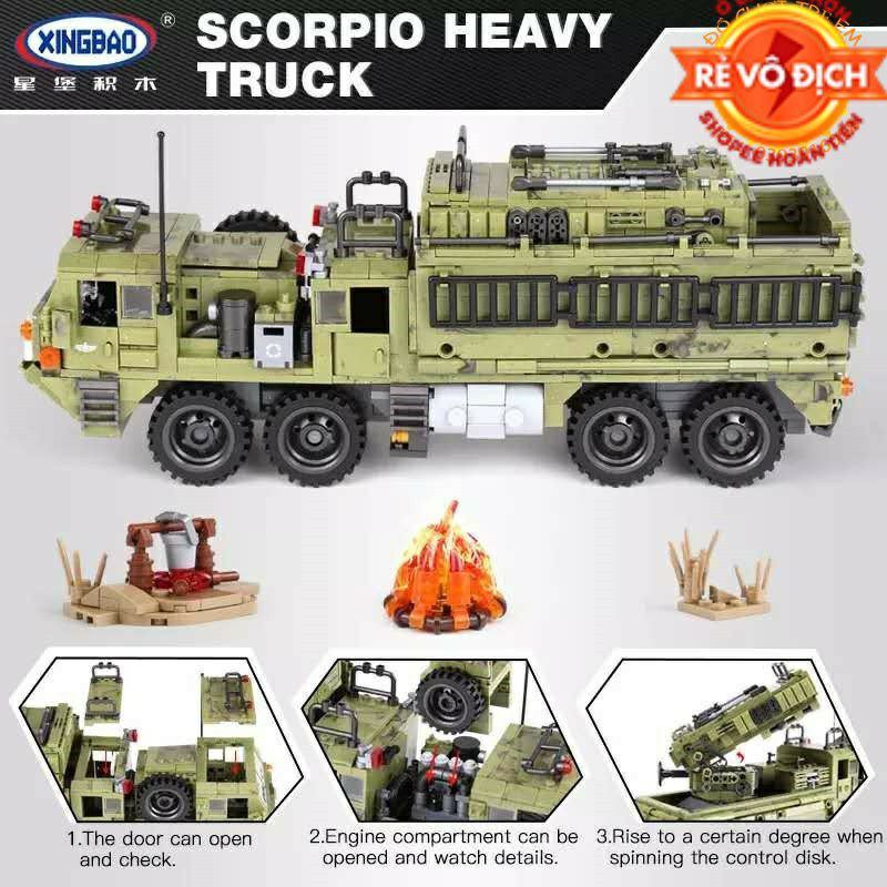 Lego Tank XE TĂNG VẬN TẢI CỠ KHỦNG Xingbao 06014