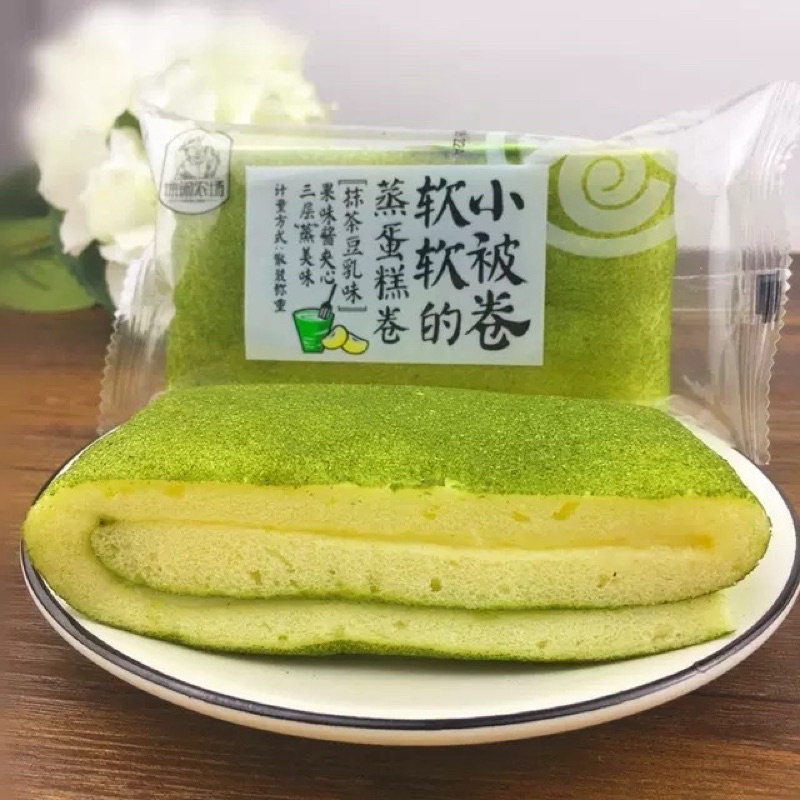 1 Bánh bông lan cuộn trà xanh - Shop sỉ