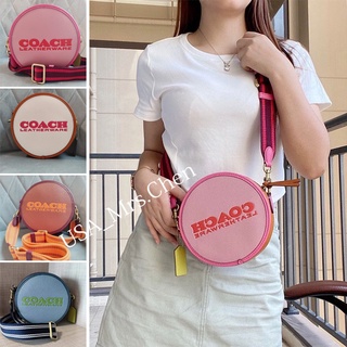 Túi coach messenger, túi tròn nhỏ, túi đeo vai