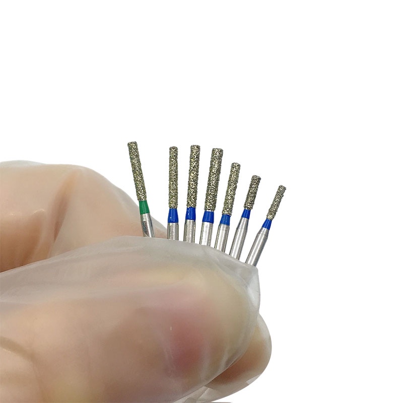 Hộp 10 mũi khoan kim cương 1.6mm đánh bóng răng tốc độ cao chuyên dụng cho nha khoa