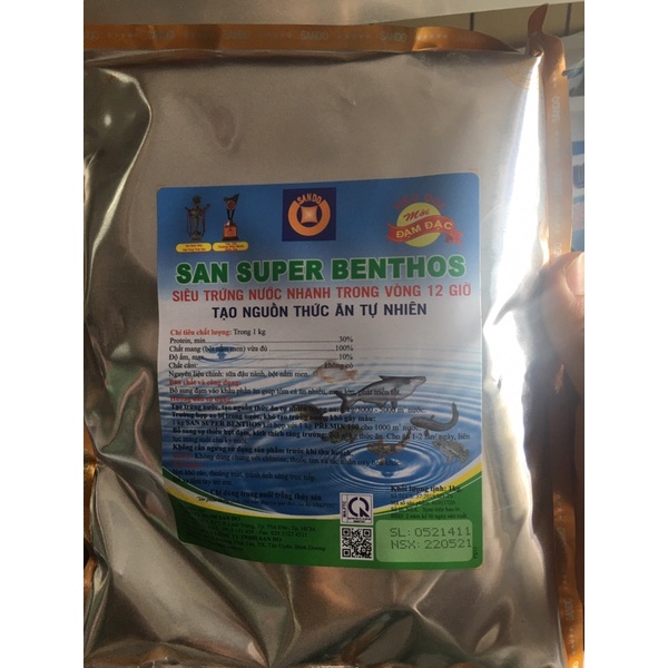 San super benthos, tạo trứng nước bobo 1kg/ bịt