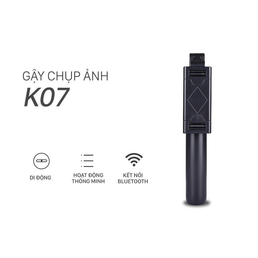 Gậy Chụp Ảnh Tự Sướng Bluetooth 3 Chân Đa Năng – Tripod K07 – Chụp Hình S | BigBuy360 - bigbuy360.vn