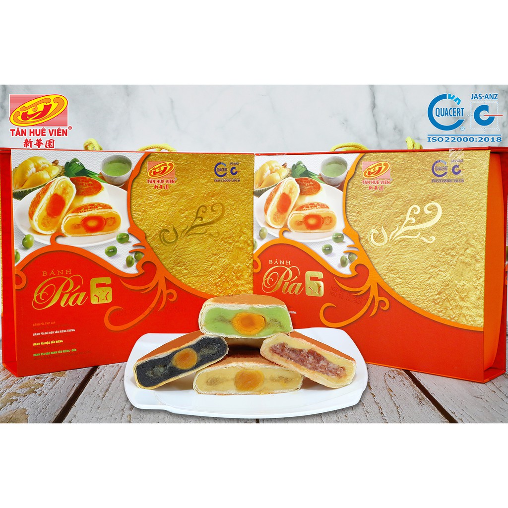 Bánh pía 6 sao hộp 600g