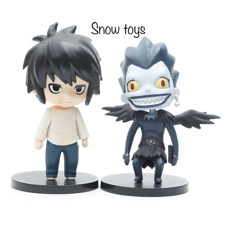 Mô hình Death Note - Yagami Raito Light Kira Tử thần Ryuk Shinigami Rem L Lawliet - Cao khoảng 10cm - Bán lẻ