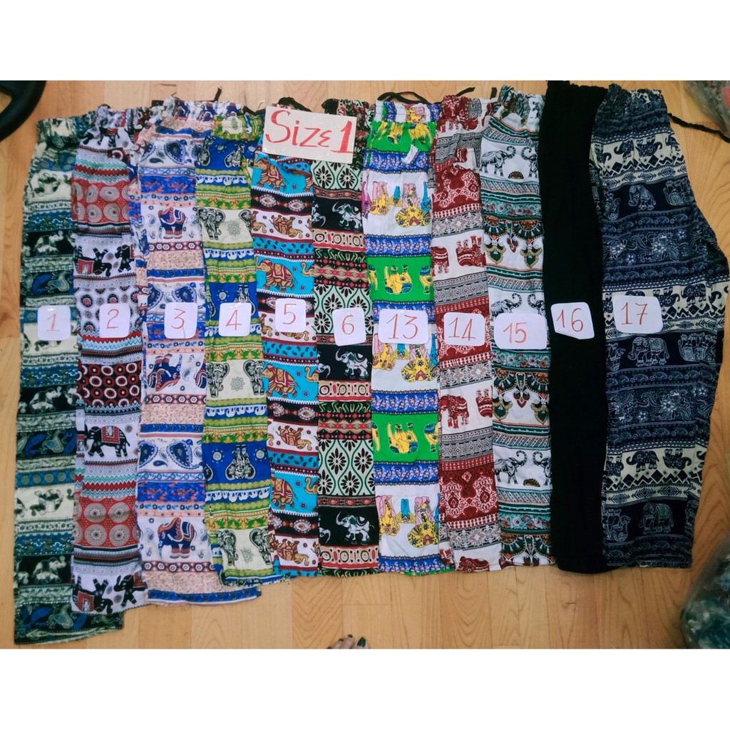 [Combo sỉ] 3 quần alibaba lanh Thái, ống đứng (được chọn màu) | BigBuy360 - bigbuy360.vn