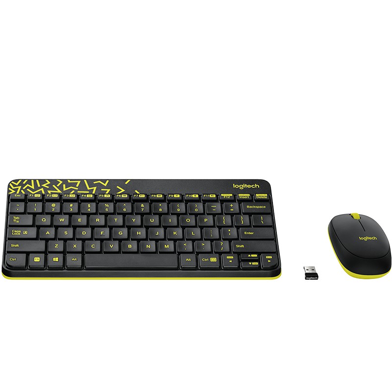 Bộ Bàn Phím Và Chuột Không Dây Logitech MK240 - Hàng chính hãng