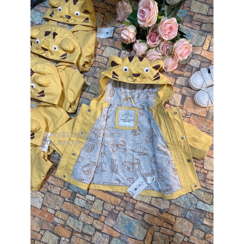 Áo khoác raincoat George Hổ Vàng