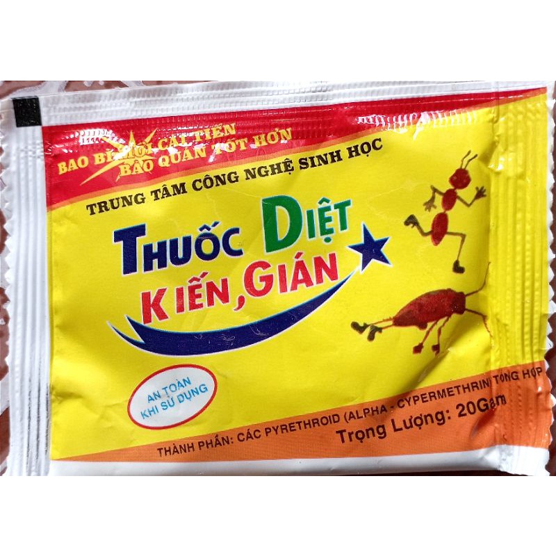 Thuốc Diệt Gián, Thuốc Diệt Kiến, Diệt Tận Gốc Kiến Gián An Toàn Sinh Học Thánh Gióng (Chính Hãng)