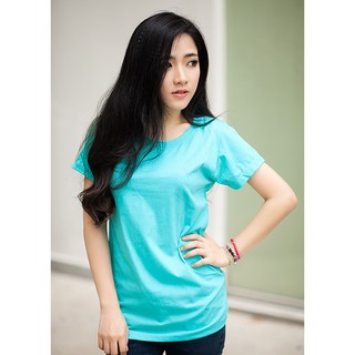 Áo thun trơn giá sỉ - màu xanh ngọc