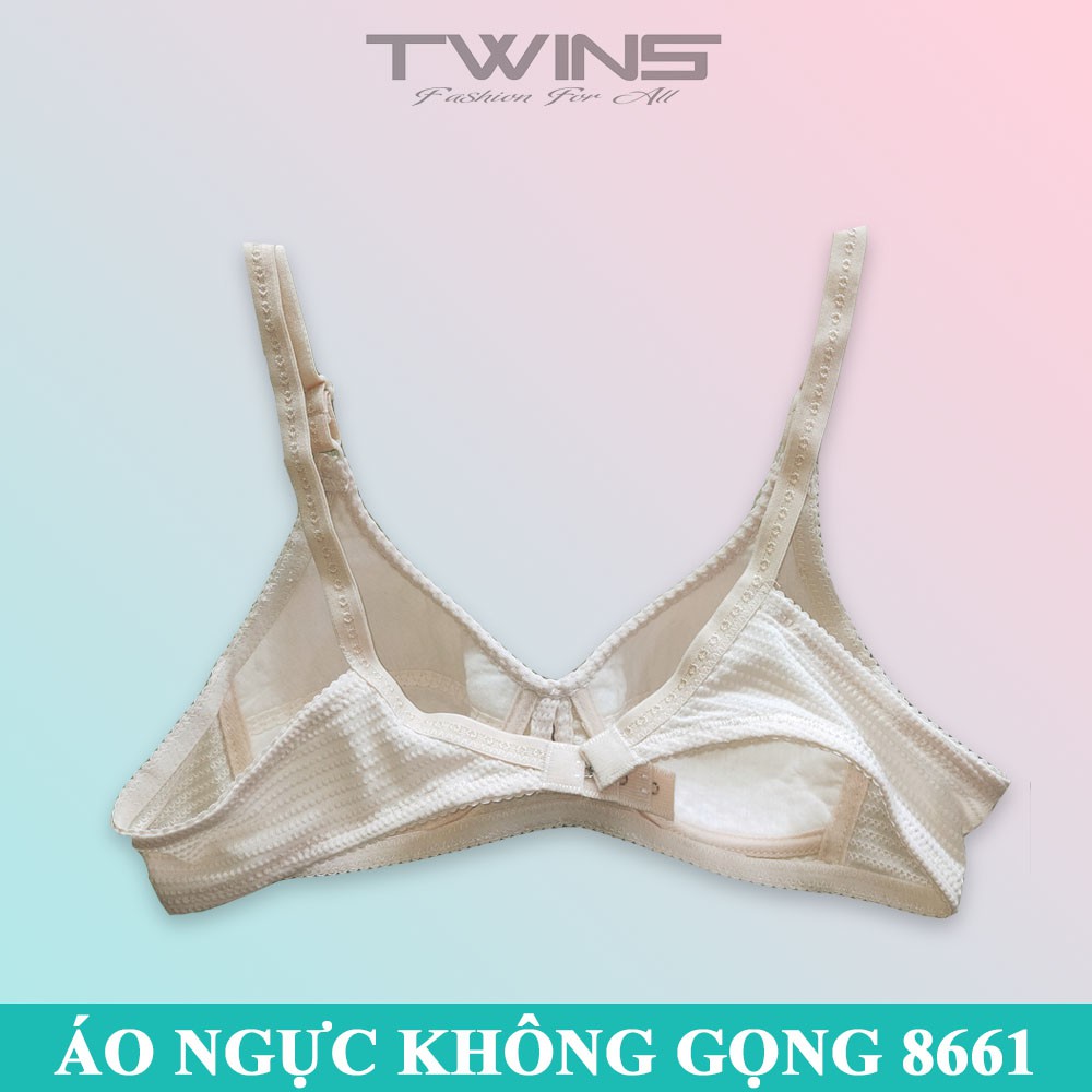 Áo ngực không gọng nữ Iway 8661 chất cotton mút mỏng mềm mịn ôm ngực thấm hút mồ hôi size 34-36-38-40