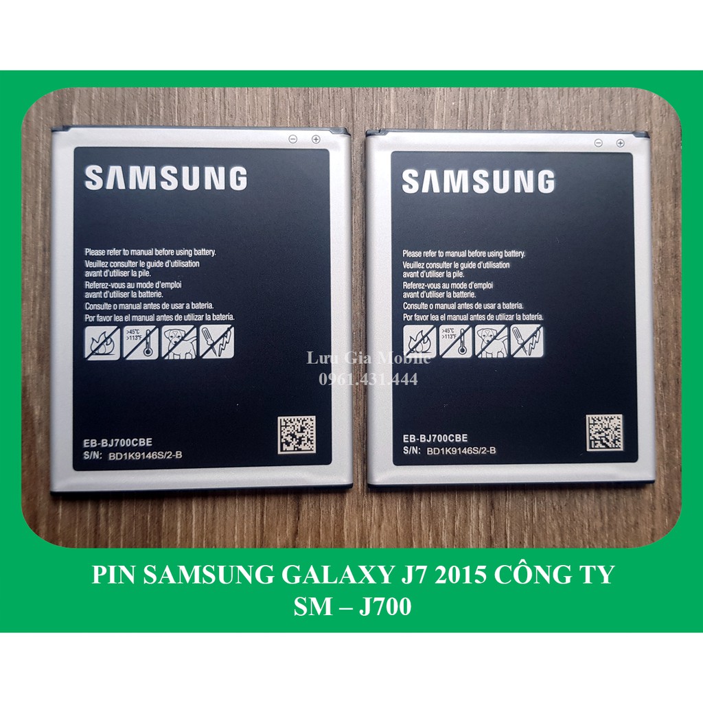 Pin Samsung Galaxy J7 2015 zin công ty