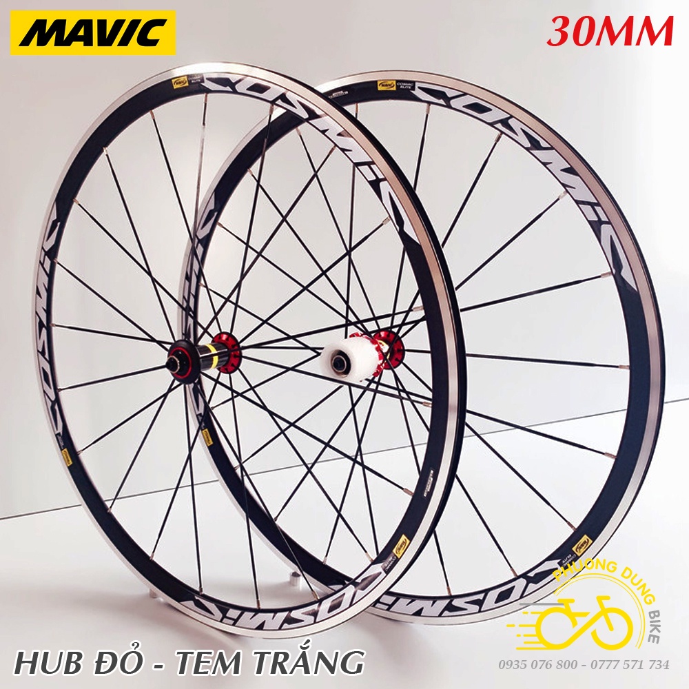 Bộ vành nhôm xe đạp MAVIC COSMIC ELITE 700Cx30mm - CỐI NỔ