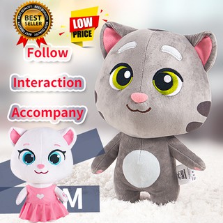 Thú nhồi bông hình con mèo dễ thương trong What You say mikhói cho bé