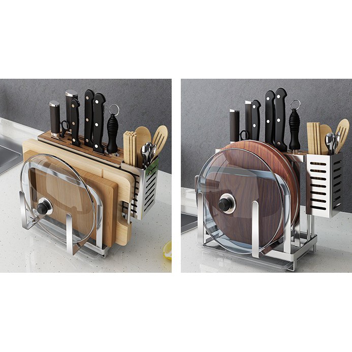 Kệ Dao Thớt Thép, Inox Kava, Đồ Dùng Bếp | BigBuy360 - bigbuy360.vn