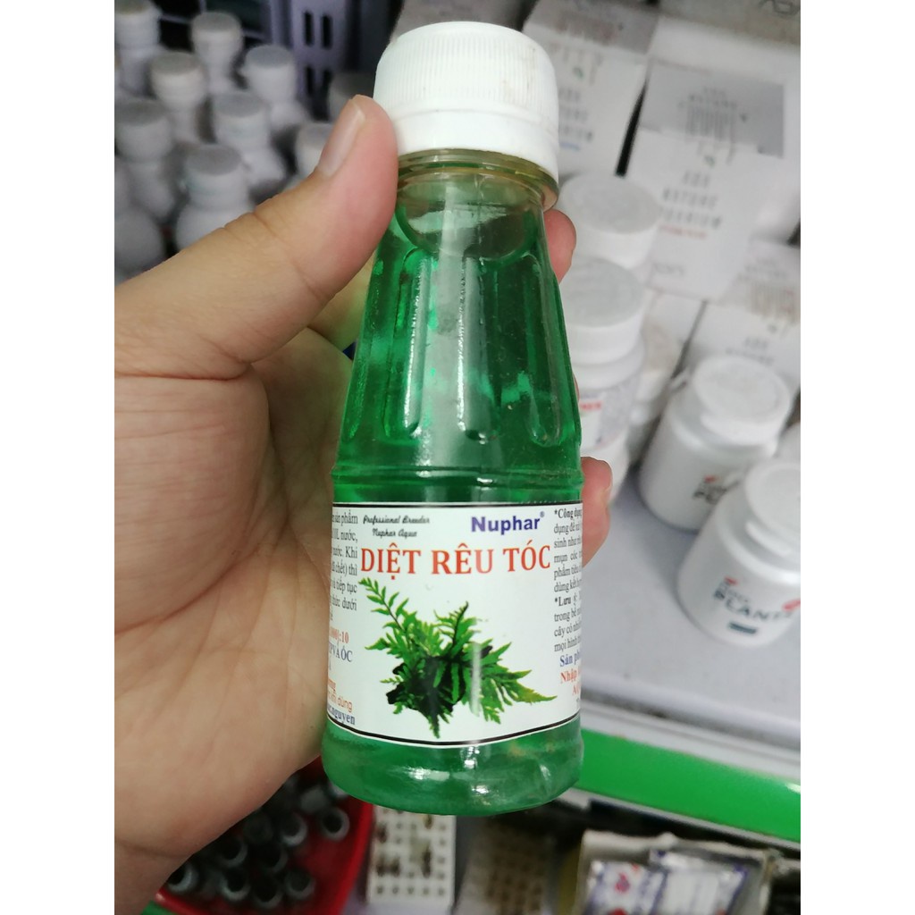 Dung Dịch Diệt Rêu Tóc Nuphar 100ml Cho Hồ Cá Thủy Sinh
