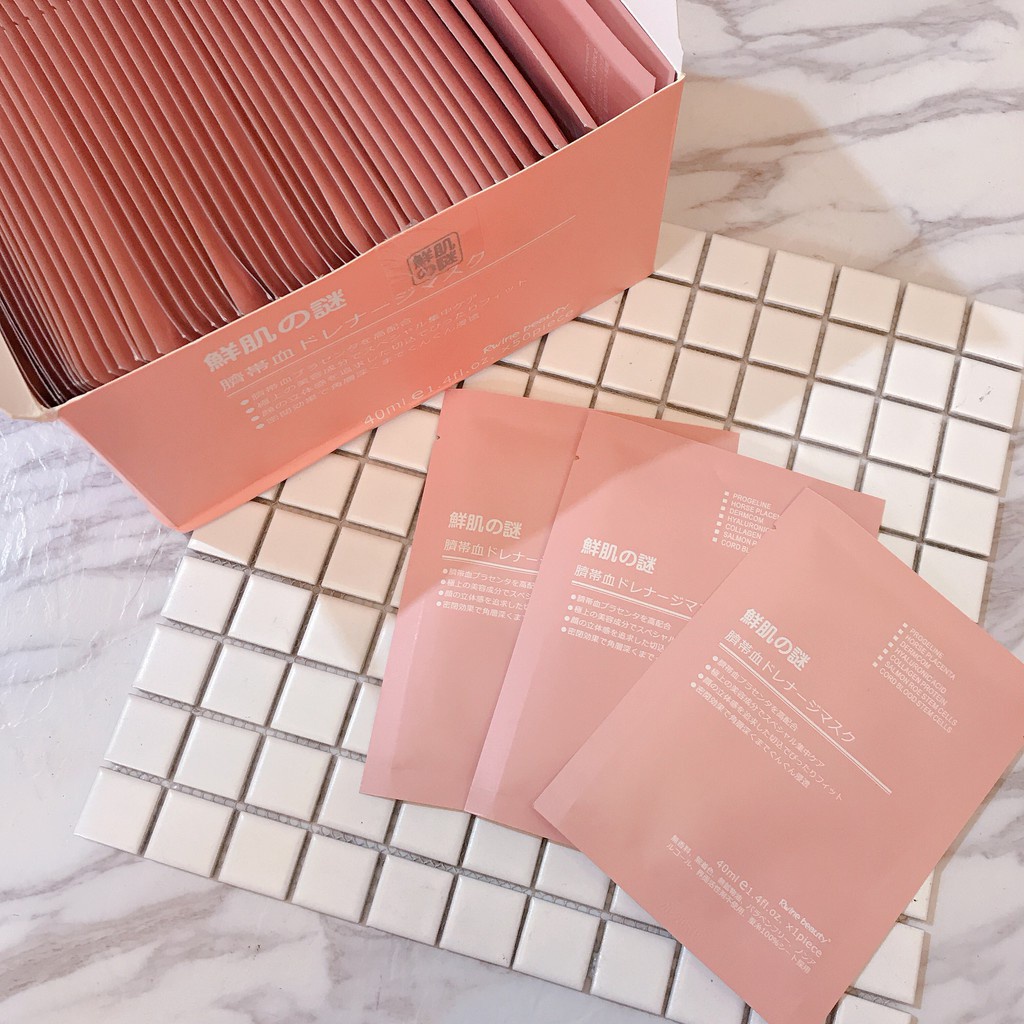 Mặt nạ tế bào gốc nhau thai Rwine Beauty Nhật - lucy store thiết bị vật tư spa