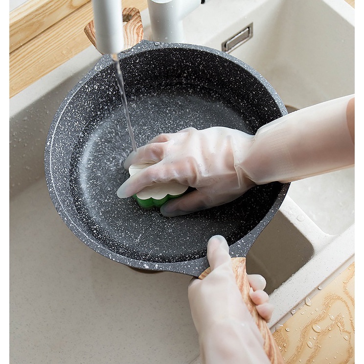 Đôi Găng Tay Cao Su Siêu Dai Cực Bền