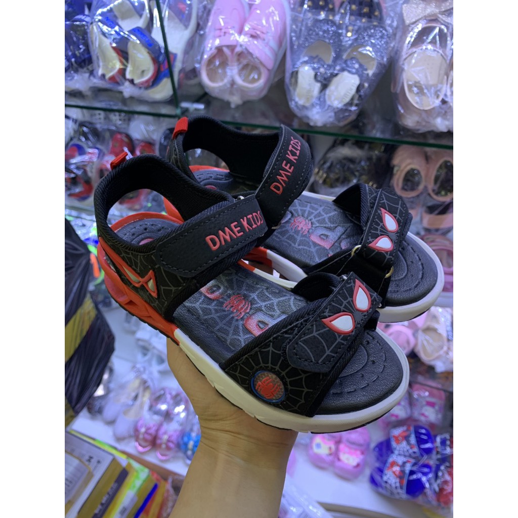 Dép siêu nhân sandal bé trai phong cách Hàn đế Lò xo thời trang full size 3 - 12 tuổi ST39 kèm ảnh thực tế