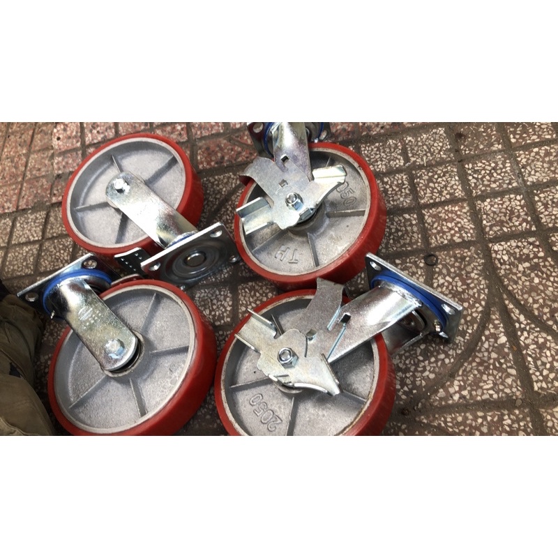 Bánh xe đẩy 200x50 càng 6ly