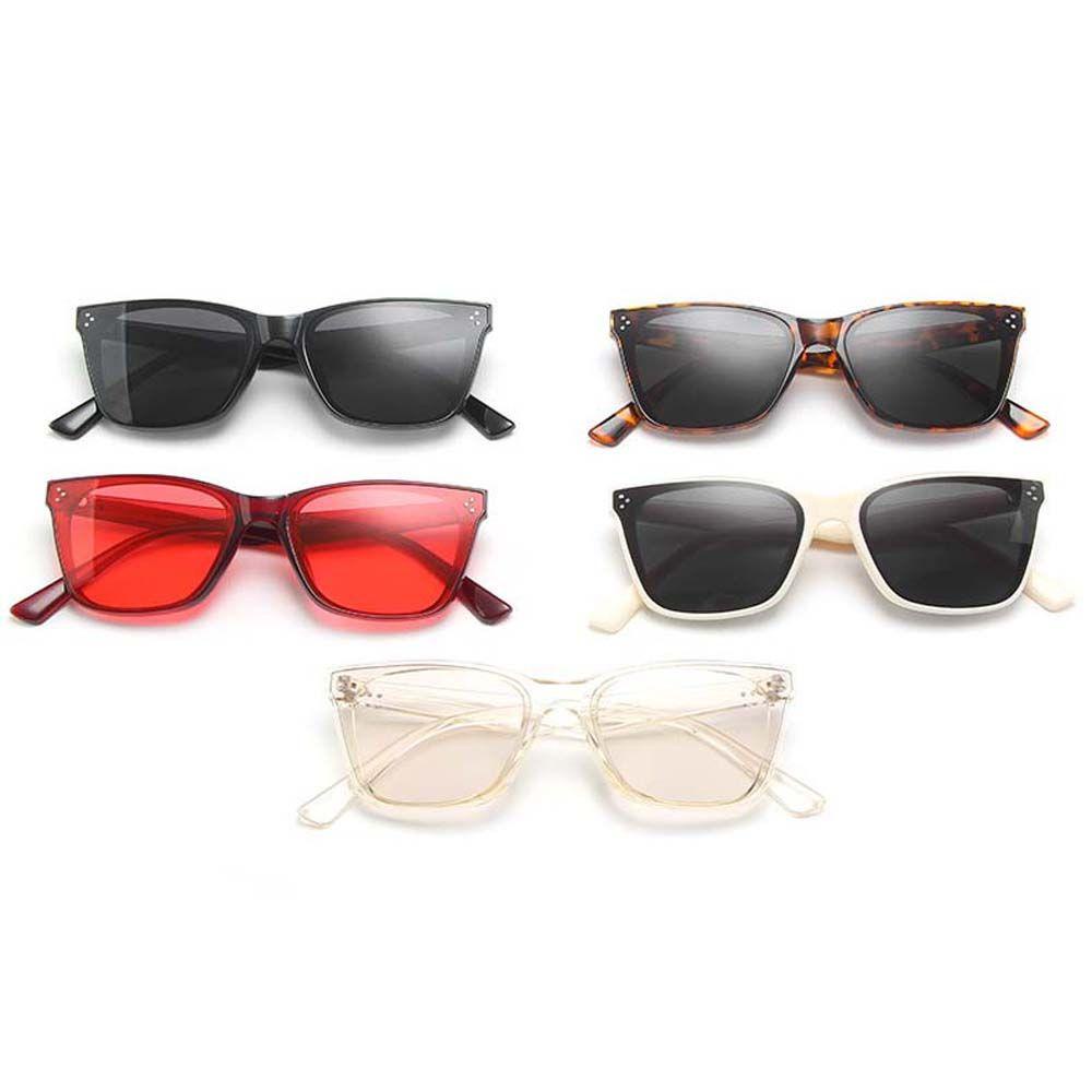 QQMALL Kính Râm Nữ Gọng Tròn Tròng Màu Đen / Nâu Phong Cách Retro