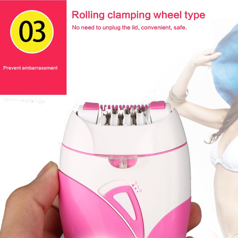 Máy Tẩy Lông brroa Cho Cơ Thể / Cánh Tay / Chân / Bikini Có Thể Sạc Lại Cho