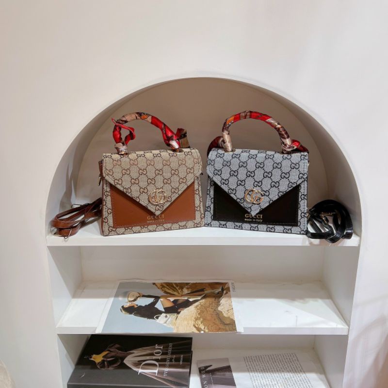 ✅✅✅ Túi hop Guccii kèm khăn xinh xĩu mấy khách iu ơi✔️ Hàng đẹp. size 21cm