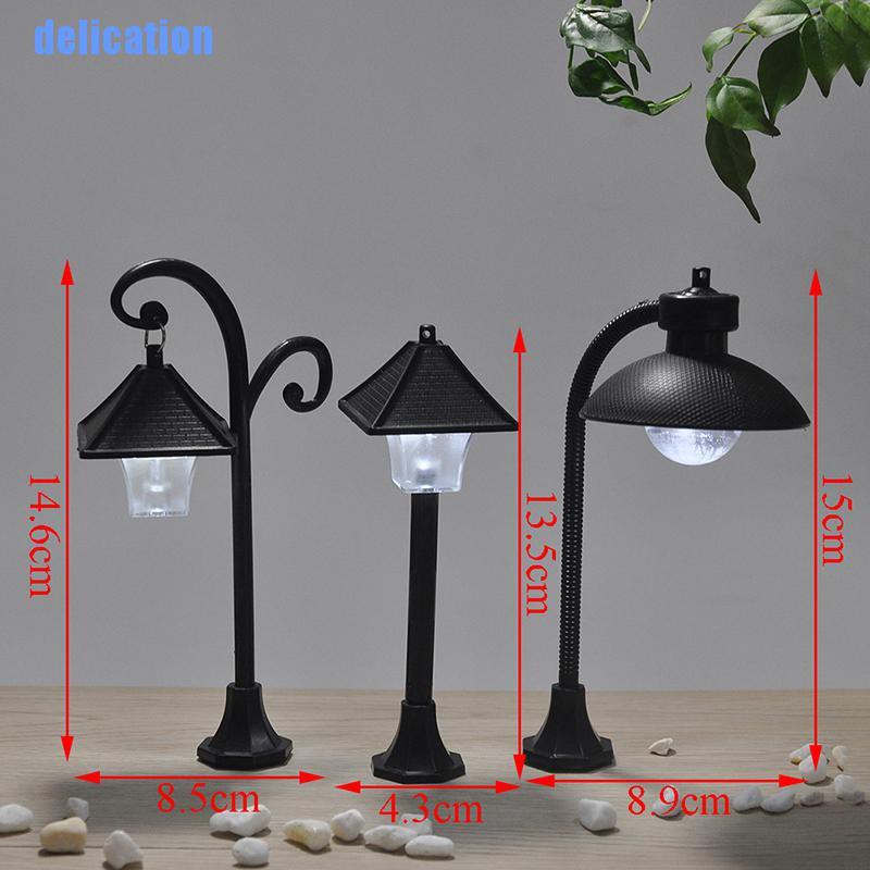 Delication✿ 1pc street lights craft figurine garden ornament miniature fairy garden decor