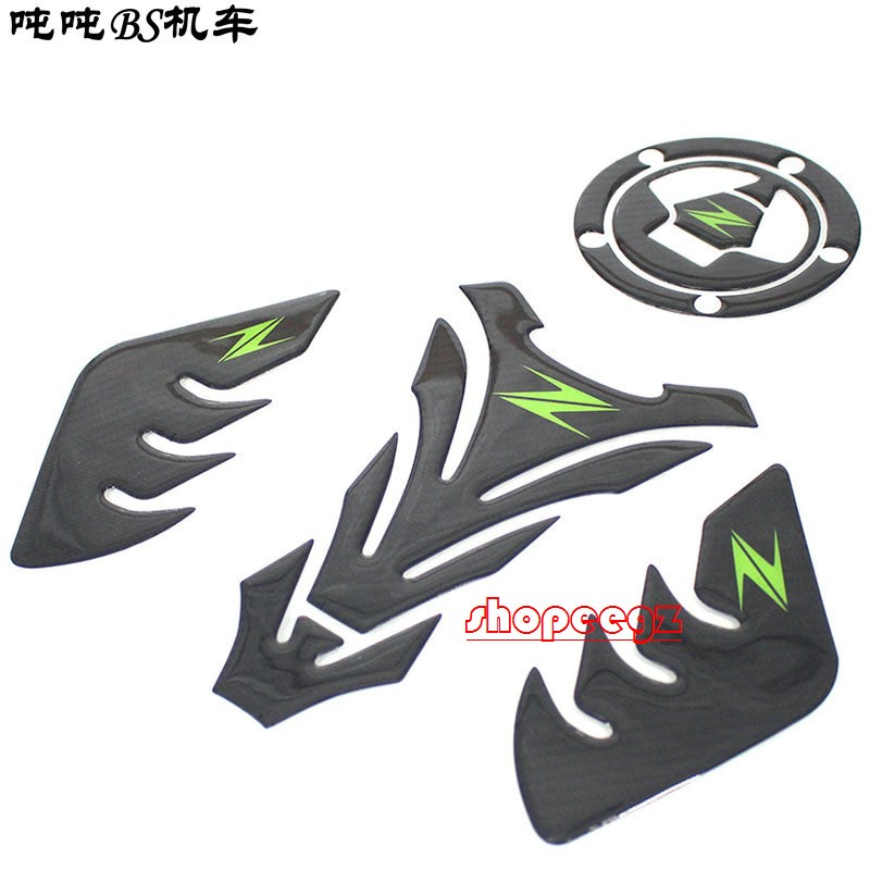 Miếng dán xe mô tô 3D trang trí cho Kawasaki Z250SL Z300 Z750 Z800 Z1000