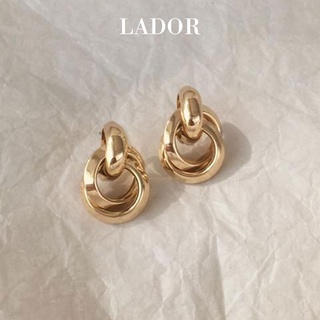 [E49] - D'or Earrings - Bông tai đôi Decade 2.6CM