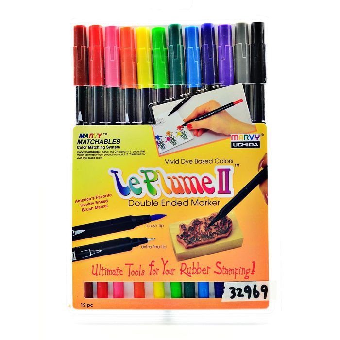 BỘ BÚT BRUSH MARKER MARVY UCHIDA LE PLUME II (MÀU PASTEL, MÀU CLASSIC)