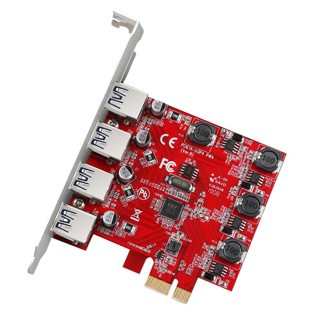 Thẻ Chuyển Đổi Pci-E Sang Usb 3.0 4 Cổng Cho Windows Xp / Vista / 7 / 8 / 8.1 / 10 | BigBuy360 - bigbuy360.vn
