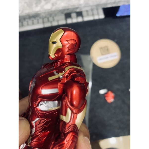 Mô hình đồ chơi Iron man người sắt mk46 mark 46, 7 inch  có đèn - zd toy Avenger