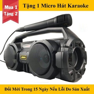 Loa kèm mic bluetooth kimiso km-s1 - tặng kèm mic hát karaoke âm thanh cực hay