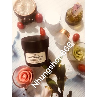 <ex> Mặt nạ gạo sâm The Body Shop Chinese Ginseng & Rice Clarifying Polishing Mask
