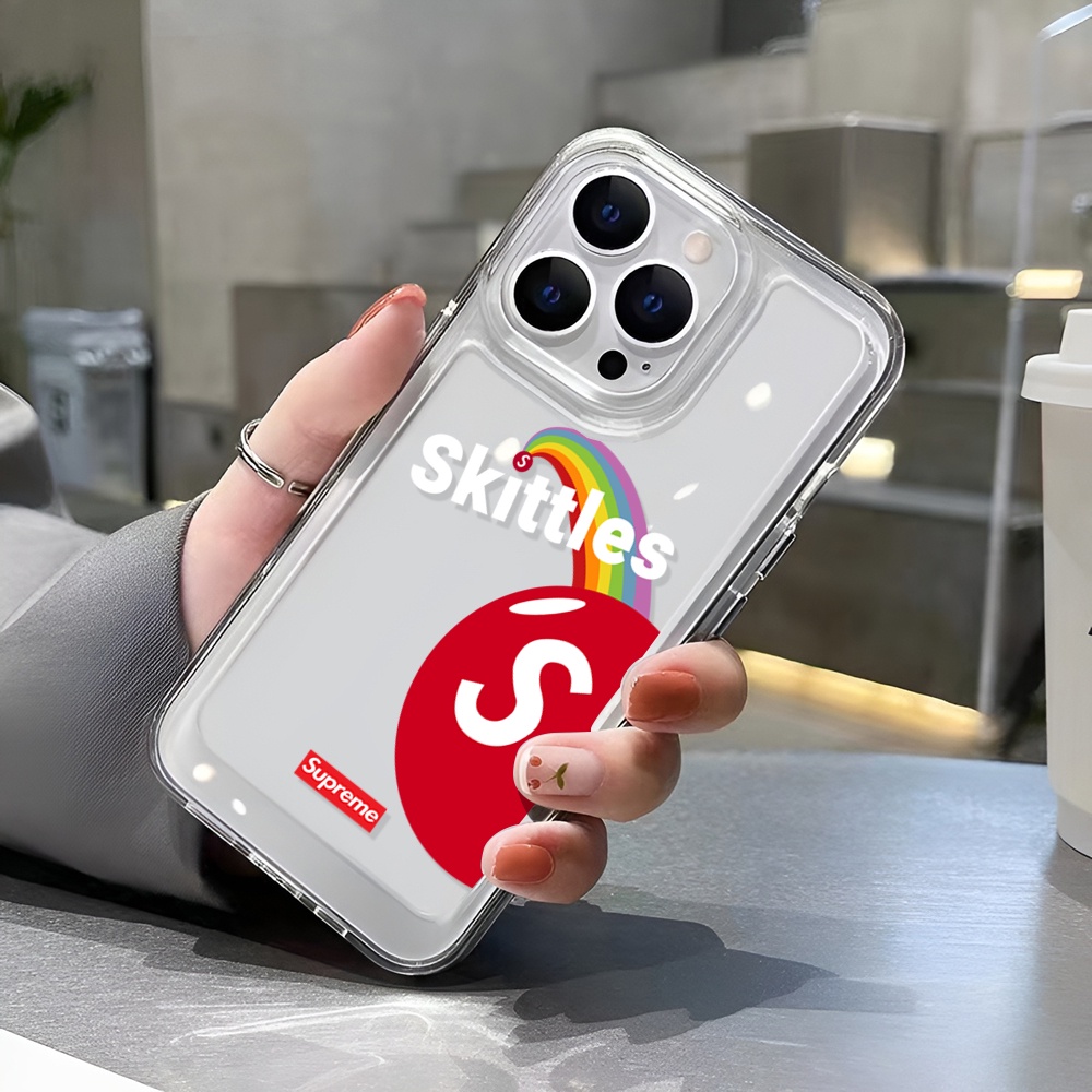 Ốp Điện Thoại Tpu Trong Suốt In Hình Vũ Trụ Cầu Vồng Cho iphone 14ProMax 14Plus 13 11 12 7Plus X XR XS Max 8 7