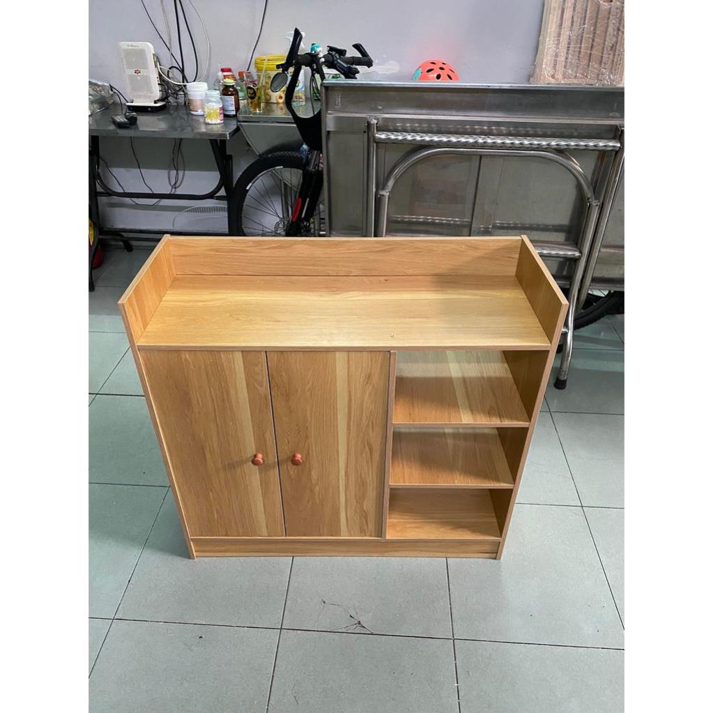 Kệ Để Giày - Tủ Để Giảy Gỗ Thông Minh Lắp Ghép 3 Ngăn, Cực Tiện Ích